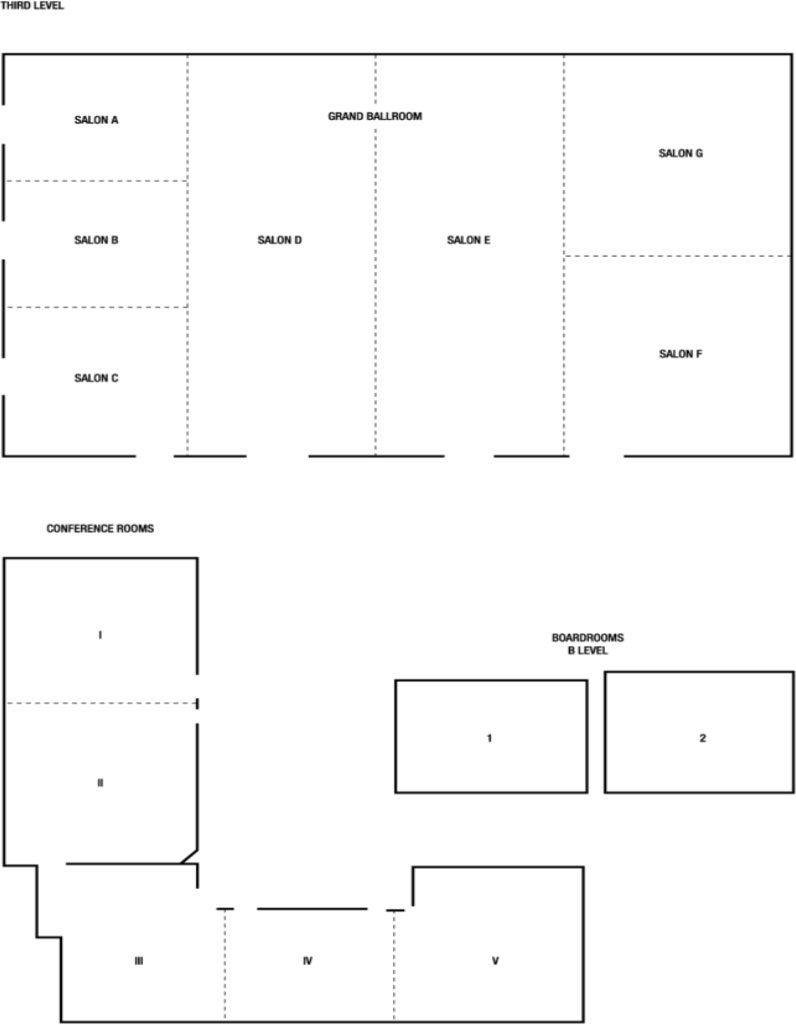 Conference floor layout
