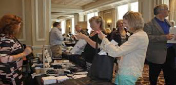 Exhibition meeting attendees