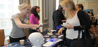Exhibition meeting attendees