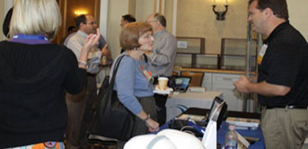 Exhibition meeting attendees